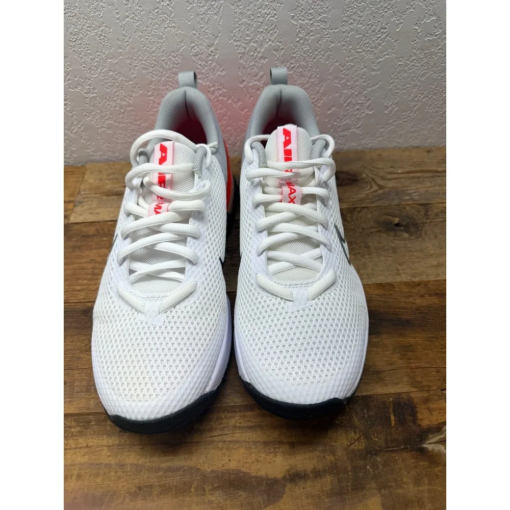 Nike Air Max Alpha Trainer 5 Mens White Black Crimson FQ1833-005 Size 10.5